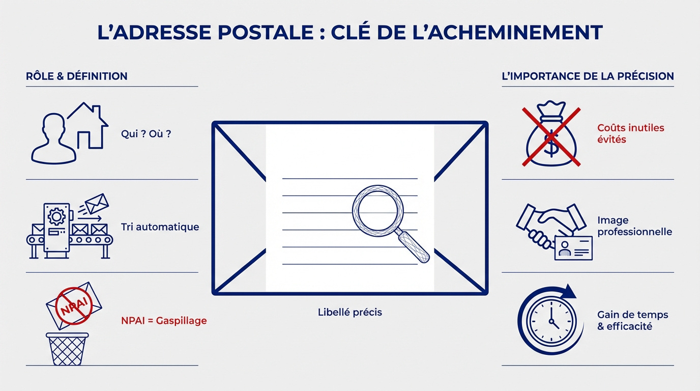 Importance du libellé de l'adresse pour un acheminement postal efficace